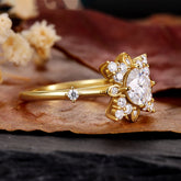 EIRA Round Cluster Unique Engagement Ring